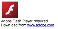 Adobe Flash Player is required